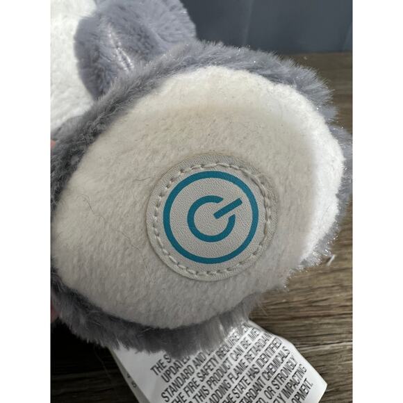 Health Touch Vibrating Massager Light Gray Husky‎ Plush - Picture 4 of 7